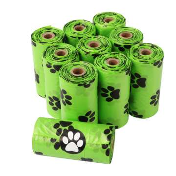Factory direct sales new clean and hygienic portable biodegradable compostable earth rated custom printed pet dog poop bag